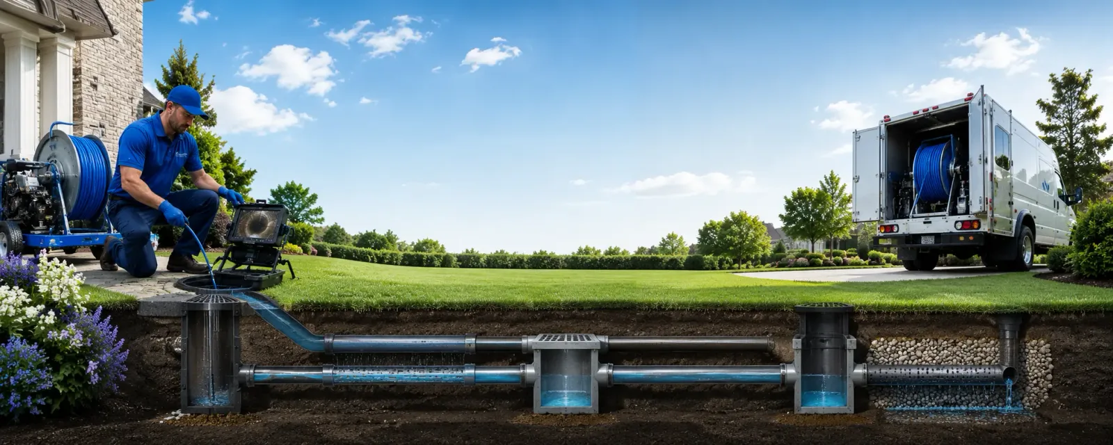 Outdoor drain cleaning information for Crump, TN