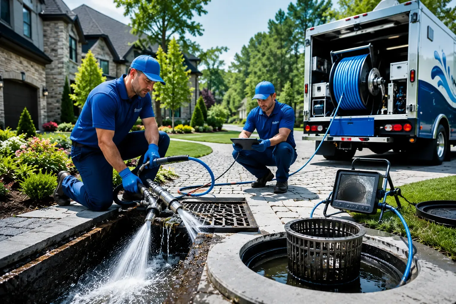 Local outdoor drain cleaning professionals in Crump, TN